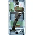 OLED Assembly With Frame For Samsung Galaxy S20 5G (Non-Verizon 5G UW Frame) (Aftermarket Plus) (Cloud Blue)