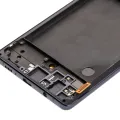 OLED Assembly With Frame For Samsung Galaxy A71 5G (A716U / 2020) (Refurbished) (Prism Cube Black)