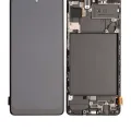 OLED Assembly With Frame For Samsung Galaxy A71 (A715 / 2020) (6.36") (Aftermarket Plus: Hard) (All Colors)