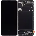 OLED Assembly With Frame For Samsung Galaxy A71 (A715 / 2020) (6.67") (Aftermarket Plus: Soft) (All Colors)
