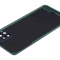 Back Cover Glass With Camera Lens For Samsung Galaxy A71 (A715 / 2020) (Aftermarket Plus) ( Prism Crush Black)