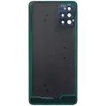 Back Cover Glass With Camera Lens For Samsung Galaxy A71 (A715 / 2020) (Aftermarket Plus) ( Prism Crush Black)