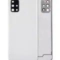 Back Cover Glass With Camera Lens For Samsung Galaxy A71 (A715 / 2020) (Aftermarket Plus) ( Prism Crush Silver)