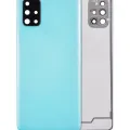 Back Cover Glass With Camera Lens For Samsung Galaxy A71 (A715 / 2020) (Aftermarket Plus) ( Prism Crush Blue)