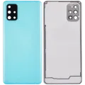 Back Cover Glass With Camera Lens For Samsung Galaxy A71 (A715 / 2020) (Aftermarket Plus) ( Prism Crush Blue)