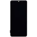 Дисплейний модуль (OLED) з рамкою для Samsung Galaxy A41 (A415 / 2020) (Refurbished) (Prism Crush Black)