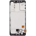Дисплейний модуль (OLED) з рамкою для Samsung Galaxy A41 (A415 / 2020) (Refurbished) (Prism Crush Black)