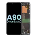 OLED Assembly With Frame For Samsung Galaxy A90 5G (A908 / 2019) (Service Pack) (Black)