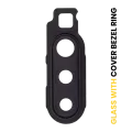 Back Camera Lens With Cover Bezel Ring For Samsung Galaxy A90 5G (A908 / 2019) (Black)