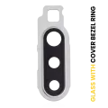 Back Camera Lens With Cover Bezel Ring For Samsung Galaxy A90 5G (A908 / 2019) (White)