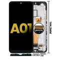 LCD Assembly With Frame For Samsung Galaxy A01 (Global Model) (Micro USB Frame) (Refurbished) (All Colors)