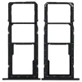 Dual Sim Card Tray For Samsung Galaxy A01 (A015 / 2020) (Black)