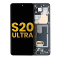 OLED Assembly With Frame For Samsung Galaxy S20 Ultra 5G (Refurbished) (Cosmic Black)