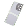 Back Cover Glass With Camera Lens For Samsung Galaxy S20 Ultra 5G (No Logo) (Aftermarket Plus) (Cosmic Black)