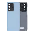 Back Cover Glass With Camera Lens For Samsung Galaxy S20 Ultra 5G (No Logo) (Aftermarket Plus) (Cloud Blue)