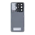 Back Cover Glass With Camera Lens For Samsung Galaxy S20 Ultra 5G (No Logo) (Aftermarket Plus) (Cloud Blue)