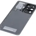 Back Cover Glass With Camera Lens For Samsung Galaxy S20 Ultra 5G (No Logo) (Aftermarket Plus) (Cloud Blue)