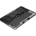 Top Case with Battery and Keyboard (ANSI US) For MacBook Pro 16" A2141 (2019) (Used OEM Pull: Grade B/C) (Silver)