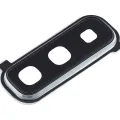 Back Camera Lens With Cover Bezel Ring For Samsung Galaxy Fold 4G (F900) / Fold 5G (F907) (Space Silver)