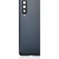 Back Cover Glass With Camera Lens For Samsung Galaxy Fold 4G (F900) (Premium) (Cosmos Black)
