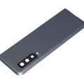 Back Cover Glass With Camera Lens For Samsung Galaxy Fold 4G (F900) (Premium) (Cosmos Black)