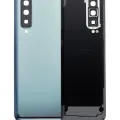 Back Cover Glass With Camera Lens For Samsung Galaxy Fold 4G (F900) (Premium) (Space Silver)