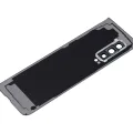 Back Cover Glass With Camera Lens For Samsung Galaxy Fold 4G (F900) (Premium) (Space Silver)