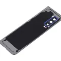 Back Cover Glass With Camera Lens For Samsung Galaxy Fold 4G (F900) (Premium) (Astro Blue)