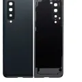 Back Cover Glass With Camera Lens For Samsung Galaxy Fold 4G (F900) (Aftermarket Plus) (Cosmos Black)