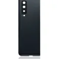 Back Cover Glass With Camera Lens For Samsung Galaxy Fold 4G (F900) (Aftermarket Plus) (Cosmos Black)