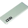 Back Cover Glass With Camera Lens For Samsung Galaxy Fold 4G (F900) (Aftermarket Plus) (Space Silver)