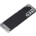 Back Cover Glass With Camera Lens For Samsung Galaxy Fold 4G (F900) (Aftermarket Plus) (Space Silver)