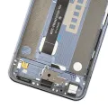 LCD Assembly With Frame For LG Q70 (Refurbished) (Mirror Black)