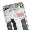 LCD Assembly With Frame For LG Q70 (Refurbished) (Mirror Silver)