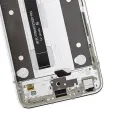 LCD Assembly With Frame For LG Q70 (Refurbished) (Mirror Silver)