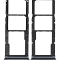 Dual Sim Card Tray For Samsung Galaxy A9 (A920 / 2018) (Caviar Black)