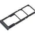 Dual Sim Card Tray For Samsung Galaxy A9 (A920 / 2018) (Caviar Black)