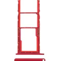 Dual Sim Card Tray For Huawei Y7 (2019) (Coral Red)