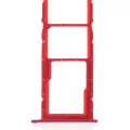 Dual Sim Card Tray For Huawei Y7 (2019) (Coral Red)