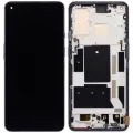 OLED Assembly With Frame For OnePlus 9 (International Version) (Aftermarket Plus) (Winter Mist)