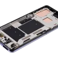 OLED Assembly With Frame For OnePlus 9 (International Version) (Aftermarket Plus) (Winter Mist)