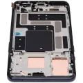 Дисплейний модуль (OLED) з рамкою для OnePlus 9 (US Version) (Aftermarket Plus) (Astral Black)