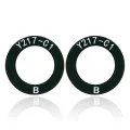 Back Camera Lens (Glass Only) With Adhesive For OnePlus 9R (All Colors) (2 Piece Set)
