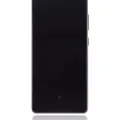 Дисплейний модуль (OLED) з рамкою для Samsung Galaxy S20 FE 4G / 5G (Aftermarket Plus) (Cloud Navy)