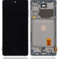 OLED Assembly With Frame For Samsung Galaxy S20 FE 4G / 5G (Aftermarket Plus) (Cloud White)