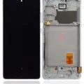 OLED Assembly With Frame For Samsung Galaxy S20 FE 4G / 5G (Aftermarket Plus) (Cloud Mint)