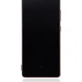OLED Assembly With Frame For Samsung Galaxy S20 FE 4G / 5G (Aftermarket Plus) (Cloud Red)