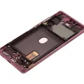 OLED Assembly With Frame For Samsung Galaxy S20 FE 4G / 5G (Aftermarket Plus) (Cloud Red)