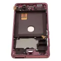 OLED Assembly With Frame For Samsung Galaxy S20 FE 4G / 5G (Aftermarket Plus) (Cloud Red)