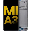 OLED Assembly With Frame For Xiaomi Mi A3 (Refurbished) (Silver)
